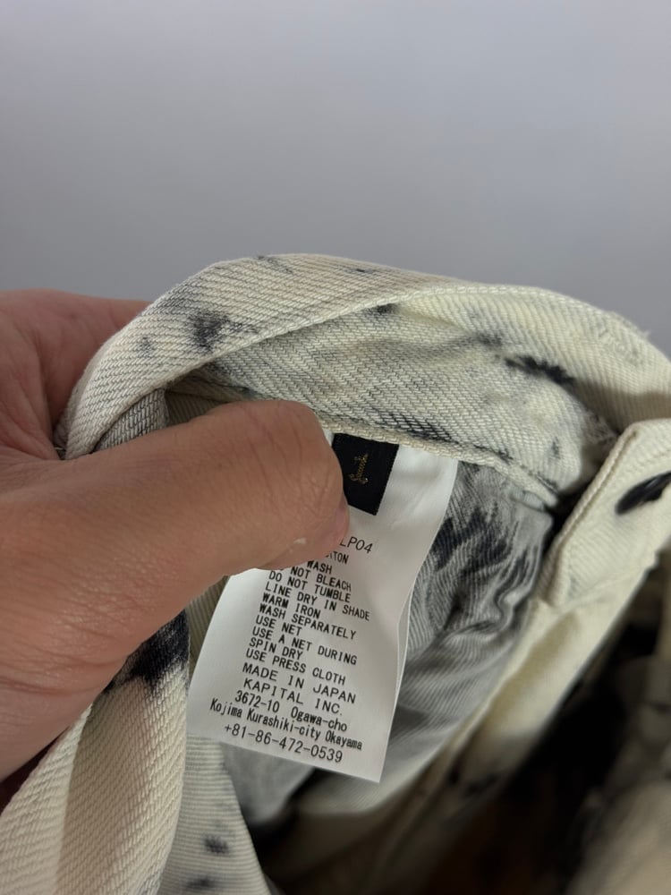 Image of Kapital Kountry Wide-leg Cinch Denim
