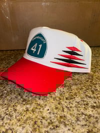 Image 3 of 41 white and red diamonds 