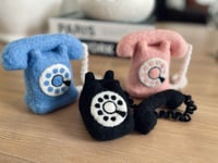 Image 2 of Felted telephone prop