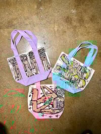 Image 1 of Trader Joe’s as canvas   //   Mini totes Trader Joe’s