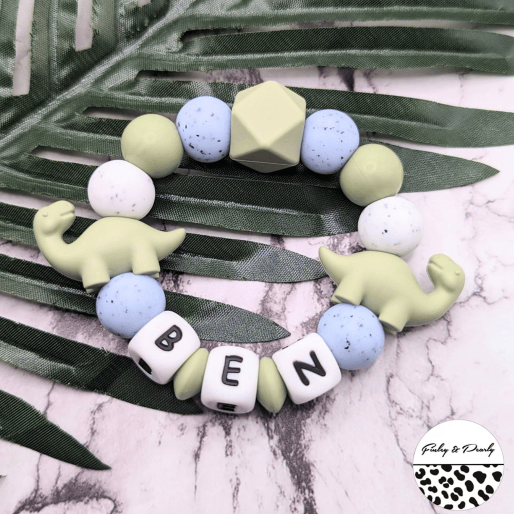 TEETHING RING: 3D Dino