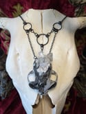 Crystallized Cat Skull - Necklace