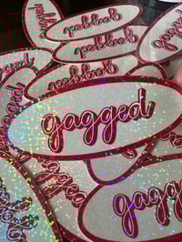 Image 1 of Gagged holographic confetti sticker