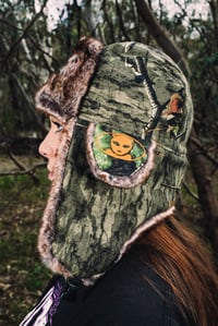 Image 2 of SASQUATCH OG REAL TREE FURRY TRAPPER HAT (L/XL)