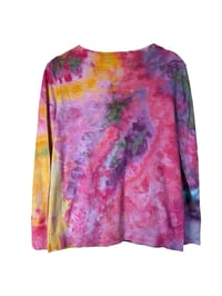 Image 5 of ♻️ UPCYCLED S 100% Cotton Sweater Cardigan in Euphoria 