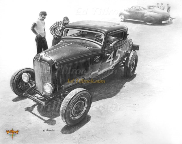 Image of "The Souped Up Coupe" 11x17 print