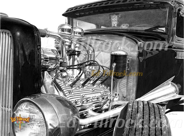 Image of "Tiki Star Fighter" 11x17 print