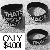 Image of 1 Thatsojack BLACK Wristband!