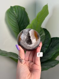 Image 6 of CHOOSE YOUR OWN DRUZY AGATE X QUARTZ SPHERES -BRAZIL-