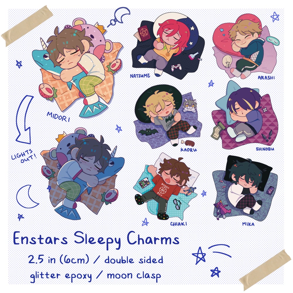 2.5" Enstars Sleeping Charms