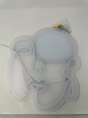 Image of  Happy Face Abstract LED Neon Light 14x16 -Free Shipping 