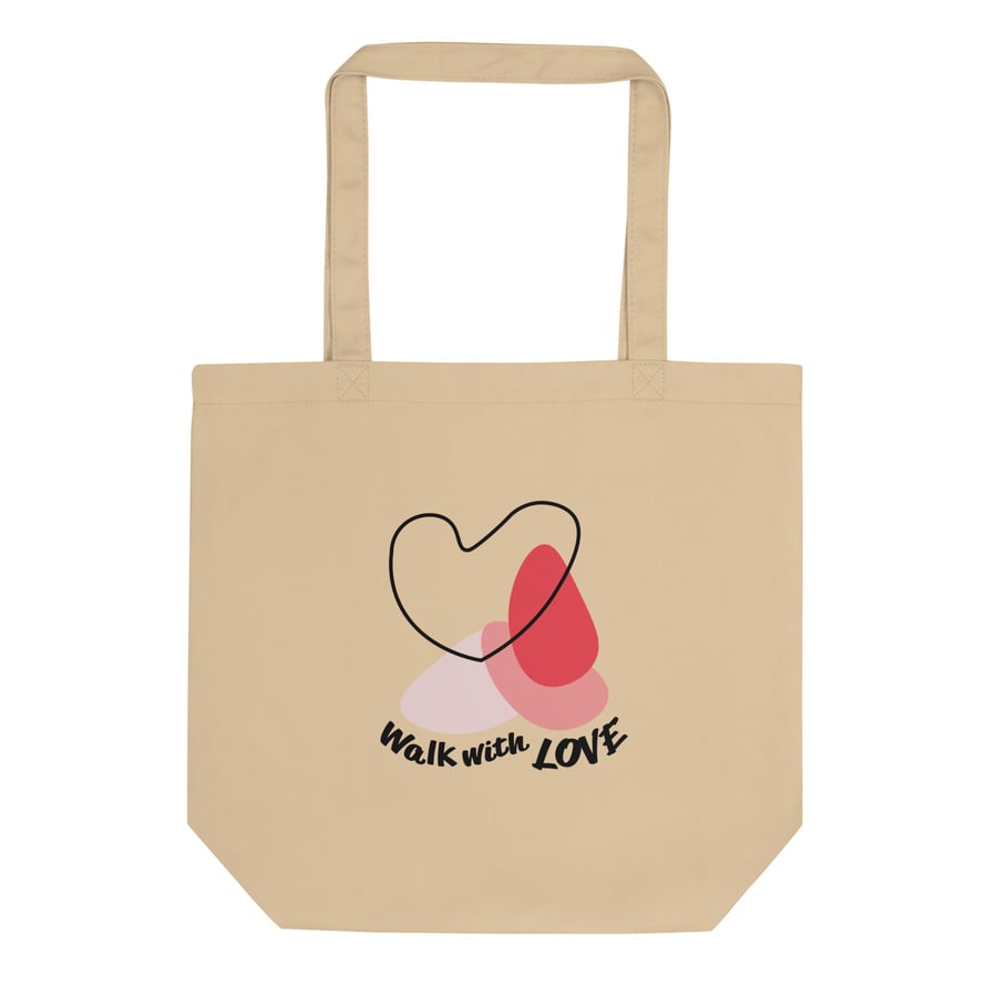 Image of Walk With Love - Eco Tote Bag 