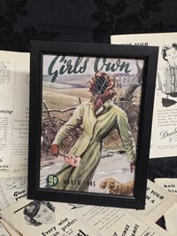 Image 4 of 1945 War time The Girls Own - faceless with real preserved spider web - MARCH