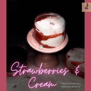 Image of Strawberries and cream Body butter