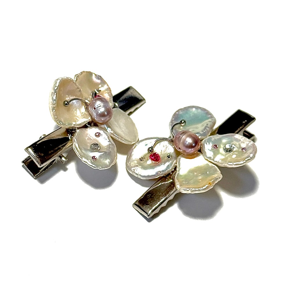 Image of Wings of Pearl Clips