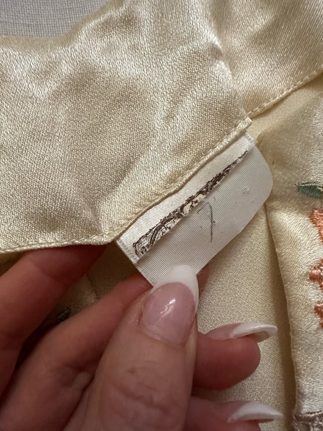 70s Gunne Sax satin poet sleeve blouse