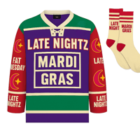 Mardi Gras Jersey ( Adult ) Red