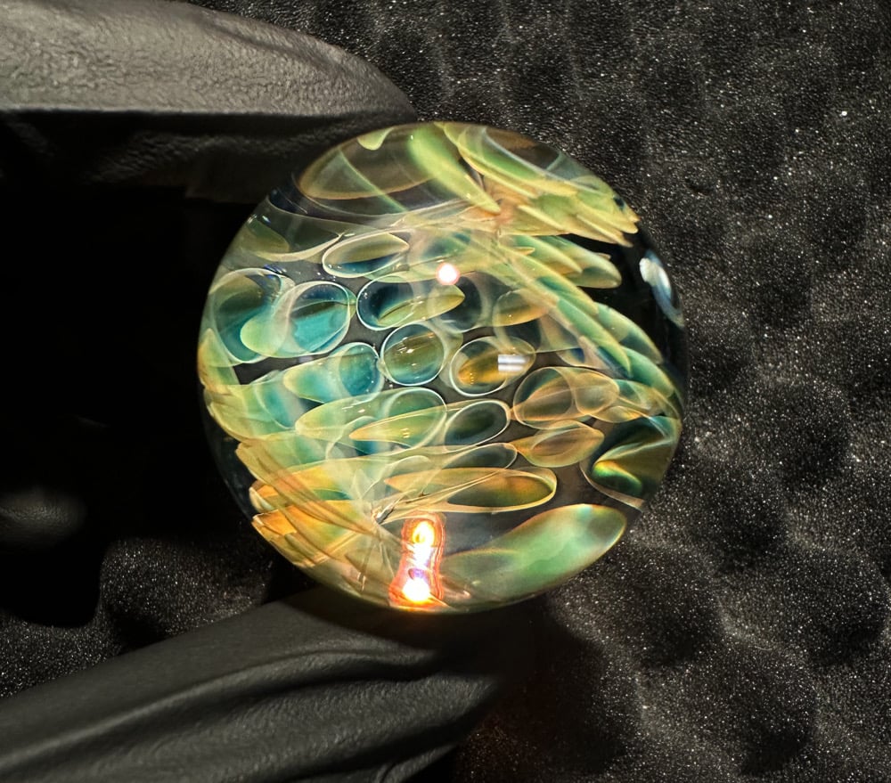 Image of Twisted Fume Honeycomb Marble 2