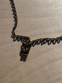 Image 1 of Simple Owl Necklace 