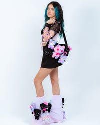 Image 5 of hexed hugs mega plushie tote