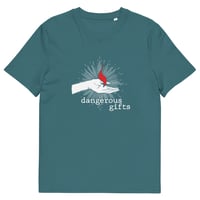 Image 2 of Dangerous Gifts | organic unisex t-shirt (dark colors)