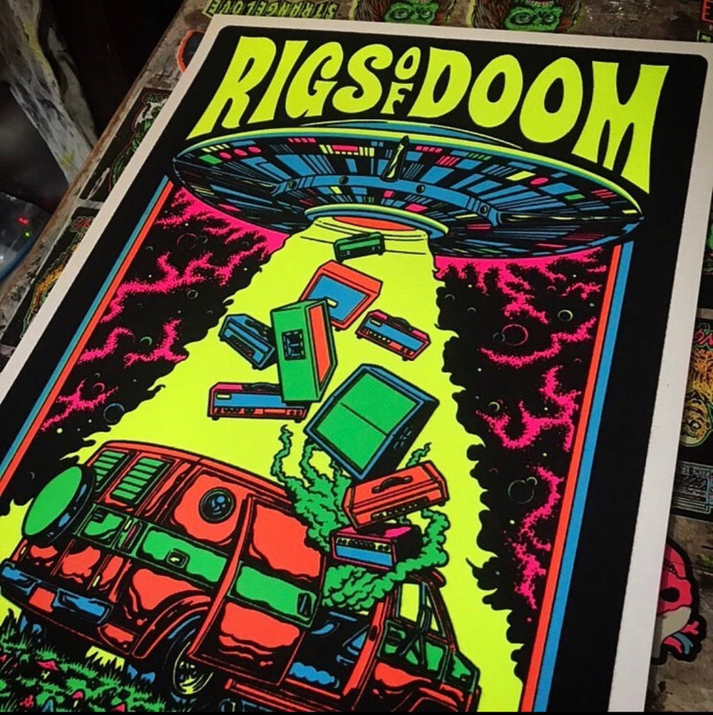 “Abduction” Black Light Poster *PREORDER*