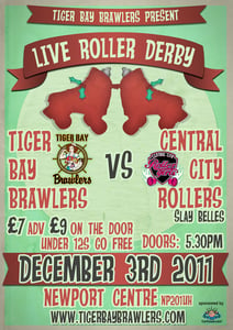 Image of Bout Tickets : Tiger Bay Brawlers V's CCR Slay Belles.