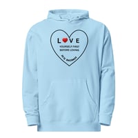 Image 3 of Unisex midweight LIFE LESSONS hoodie