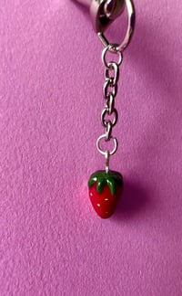 Image 3 of micro strawberry charm
