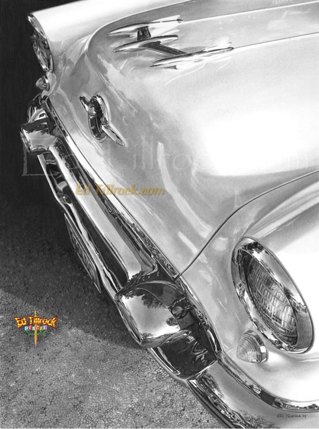 Image of "55 Olds" 11x17 print