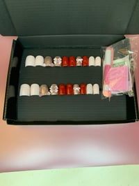 Short Square Press On Nail Set 13