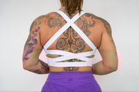 Image 2 of UPerform Elevate Cross Back Bra- White
