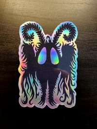 Mothman Holographic Sticker