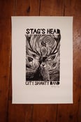 Image of Stag Head/CSB A2 Linocuts