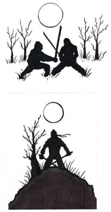 Image of Set of Original Ninja sketches 