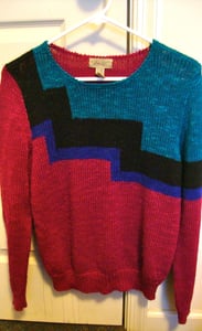 Image of 80s Aztec Sweater