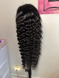 Image 1 of 26 inch deep wave wig 