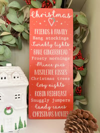 Image 1 of SALE! Cosy Christmas Plaque 