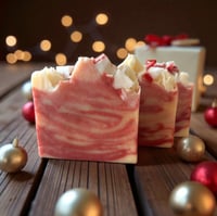 Image 1 of Holiday Candy Cane Soap