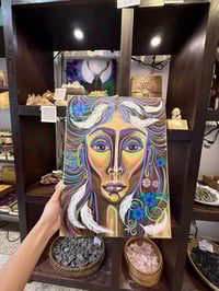 Image 4 of “Desert Woman” Original Acrylic Painting 
