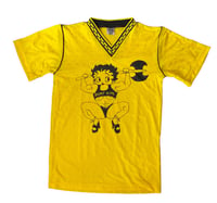 Image 1 of yellow DUMP HIM jersey 