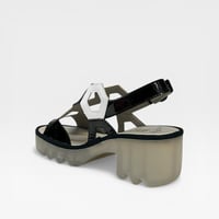 Image 4 of FLY LONDON TEWA BLACKWHITE PATENT