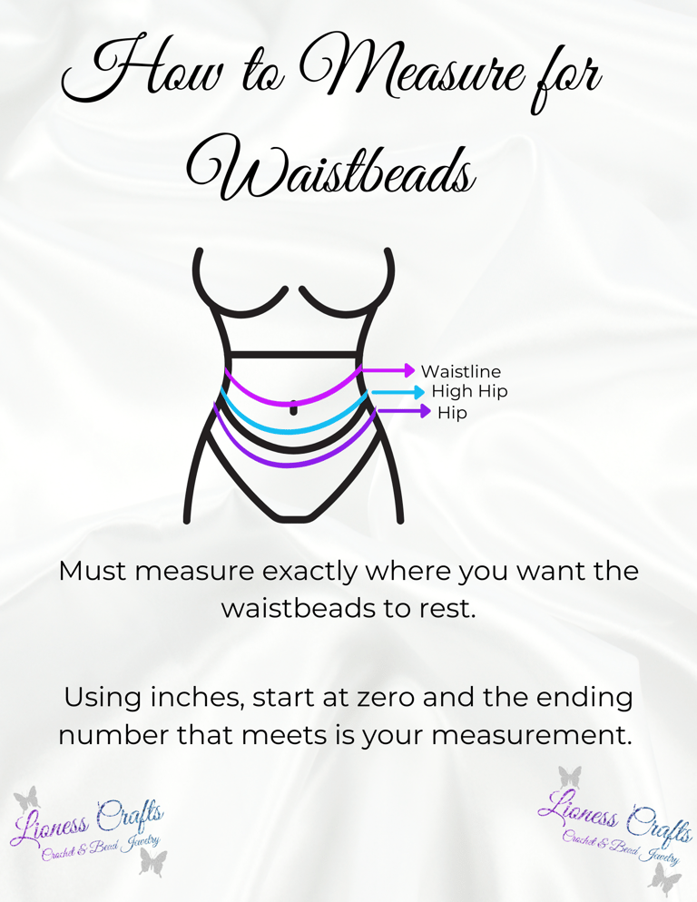 Waist discount bead logo