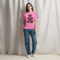 Image 2 of Not Today Satan Women's Tee - Black