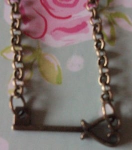 Image of Vintage Key Short Necklace