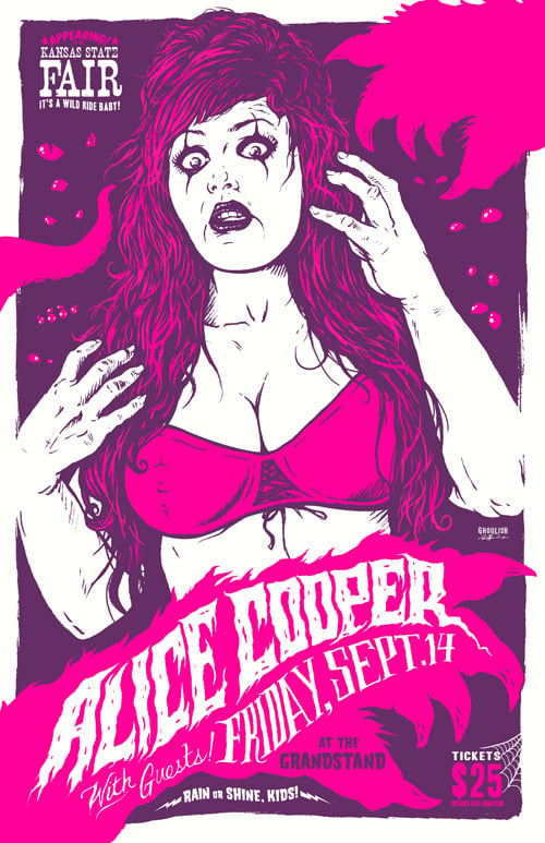Image of Alice Cooper Gig Poster