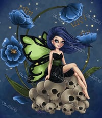 Image 1 of Lahla Gothic Fae Full Size Diamond Painting by Amanda Hicks