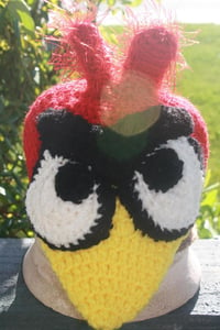 Image of Crochet Angr Birds Hat