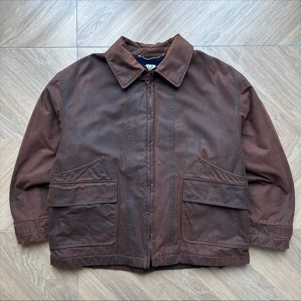 Image of 1994 CP Company Resin Coated Waxed Jacket, Size Large