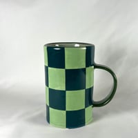 Image 2 of Green Checkered Mug